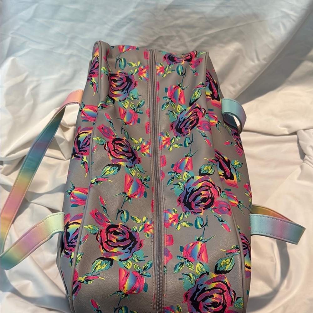 Floral Gray Women's Bag. Betsy Johnson tote